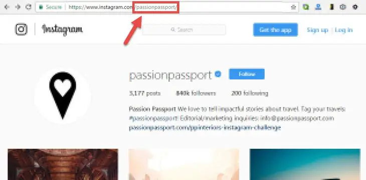 Find Instagram account name